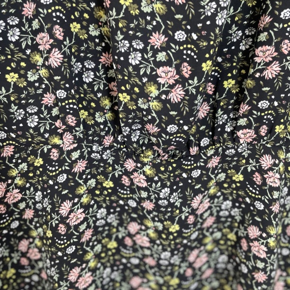 ⭐️Loft Floral Classy Peplum Boho Chic Glam Work Business Party Chic Blouse Top - Picture 5 of 8